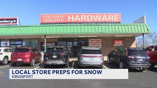 Hardware stores prepare for influx of customers ahead of potential storm