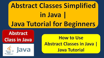 Abstract Classes Simplified in Java | Java Tutorial for Beginners | Abstract class | Java Tutorial