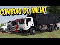 SCANIA 124 SEM FREIO - TRANSPORTE DO MILHO COM 5 CAMINHÕES NO FARMING-19