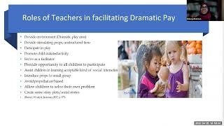 How Dramatic is your Dramatic Play?  Part 2  25 April 2022 (68p)  Presenter: Nancy Duran