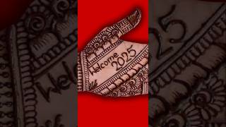Happy New Year Mehndi Design