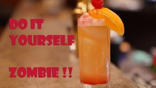 วิธีทำ Zombie Cocktail ง่ายๆ ค็อกเทลผีดิบวัน Halloween