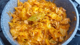 ТУШЕНАЯ КАПУСТА С КАРТОШКОЙ И МЯСОМ, как в детстве. Идеальный ужин или обед. БЮДЖЕТНЫЙ рецепт