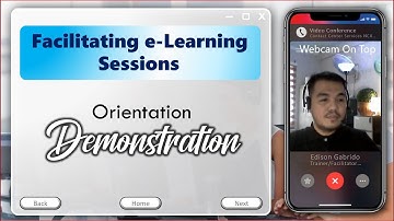 FeLS Facilitate eLearning Session Orientation Demonstration