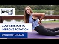 Golfers improve your rotation with the cobra pose