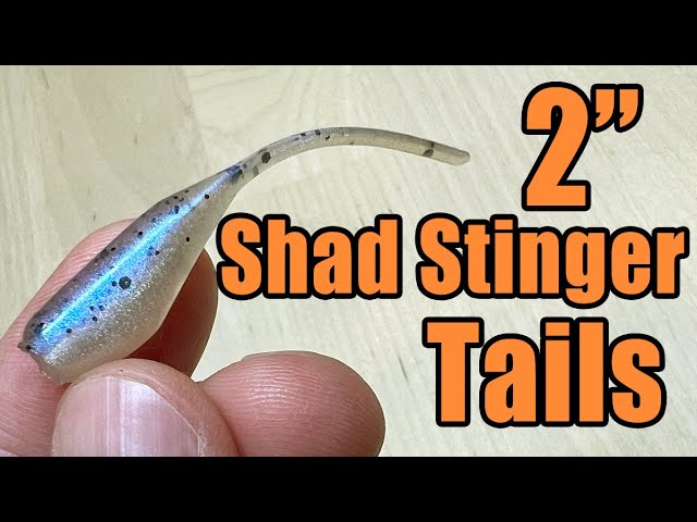 2 Shad Stinger Tails - Best All Purpose Crappie Fishing Bait