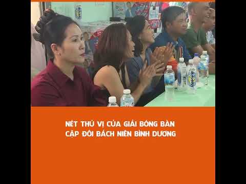 BTV Thể thao | Nét thú vị của Giải bóng bàn cặp đôi bách niên tỉnh Bình Dương
