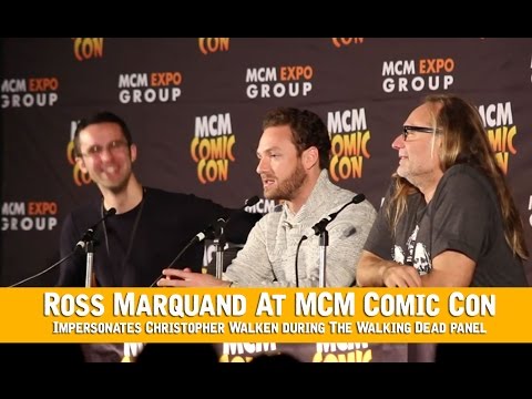 Ross Marquand (The Walking Dead)  impersonates Christopher Walken (HD) MCM Comic Con (2015)