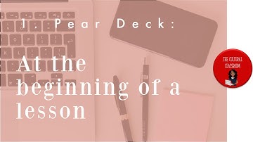 How to Add Pear Deck to the Beginning of Your Current Slideshow