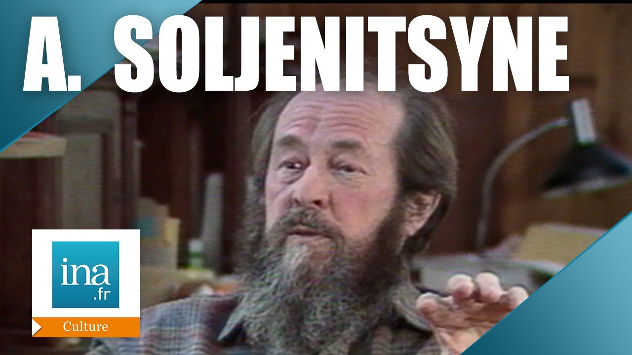 1983  Alexandre Soljenitsyne invit dApostrophes  Archive INA
