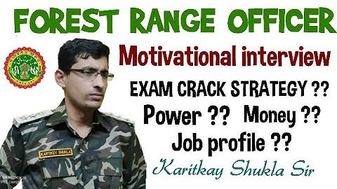 Forest Range Officer | F.R.O |  MPPSC 2017 Batch Motivational Interview 😎