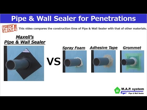 Pipe wall penetration watertight