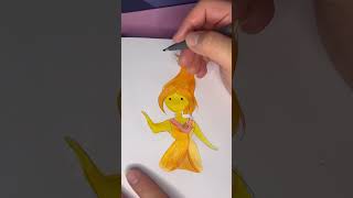 Inktober Day 15 - Fire / Flame Princess #jlausdreadful #inktober2026 #art #adventuretime
