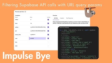 Using query params to filter Supabase API Calls in FlutterFlow