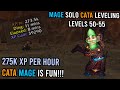 Mage aoe cataclysm leveling 5055  275k xp per hour  burning steppes    kalltorak pagle na