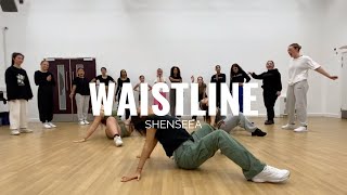 WAISTLINE - SHENSEEA | Nav Saundh Choreography | Commercial Dance Class Reading