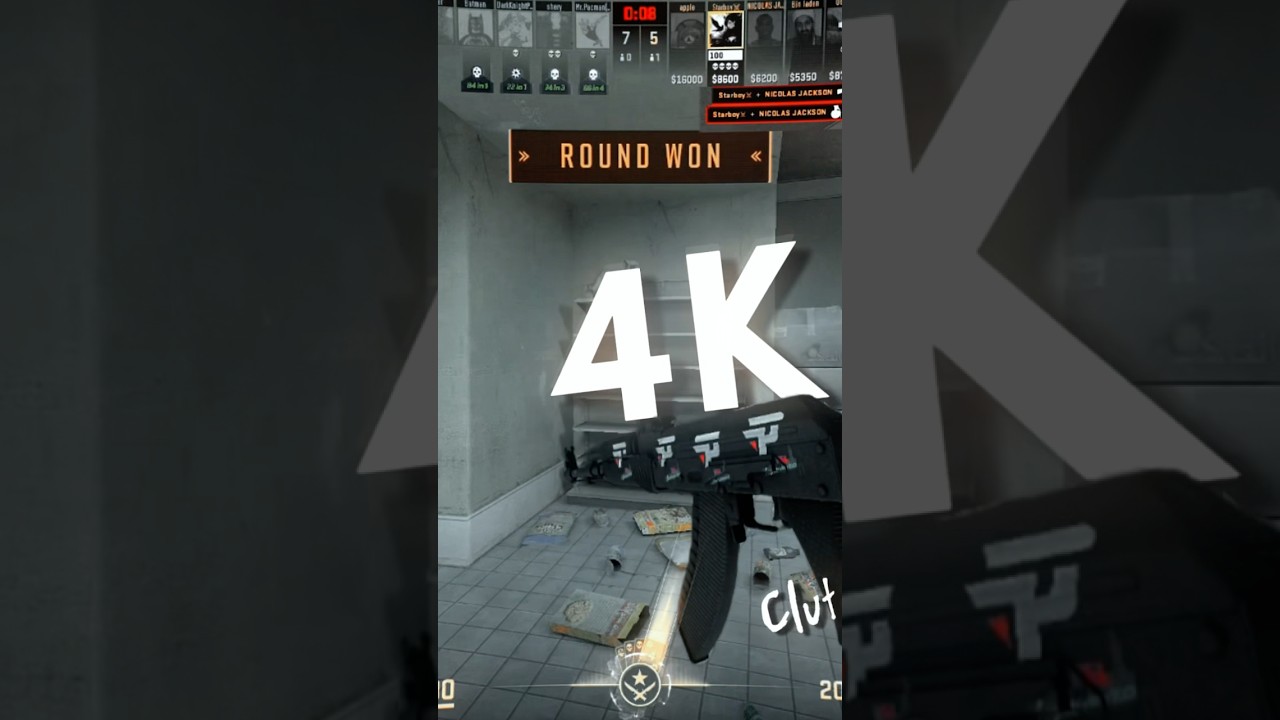 1v4 clutch ♥️ #pakistan #csgo #gaming #mirage