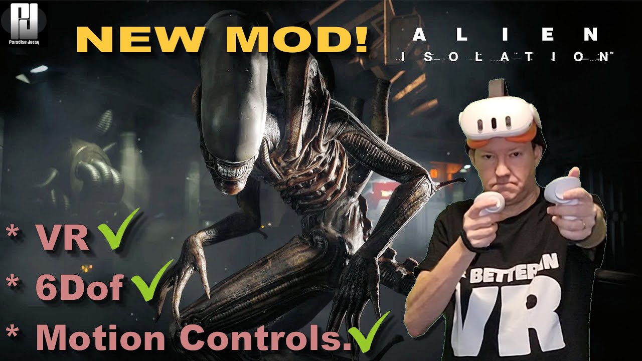 THIS IS VR! - Alien Isolation with 'GRAND MOTHER VR' Mod 2025!