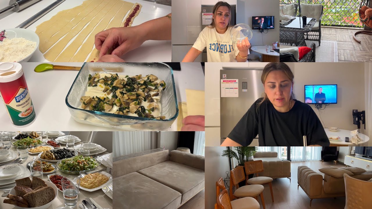 TAVUKLU LAZANYA MÜTHİŞ OLDU|MANTININ EN PRATİK HALİ|DERZLERİM VE KOLTUKLARM TERTEMZ OLDU|A101’EGELMŞ