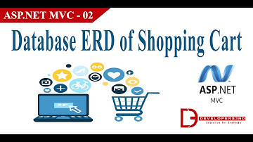 Shopping Cart ASP.NET MVC in Urdu / Hindi | Database ERD of Shopping Cart in MVC - 02- Developers3nd