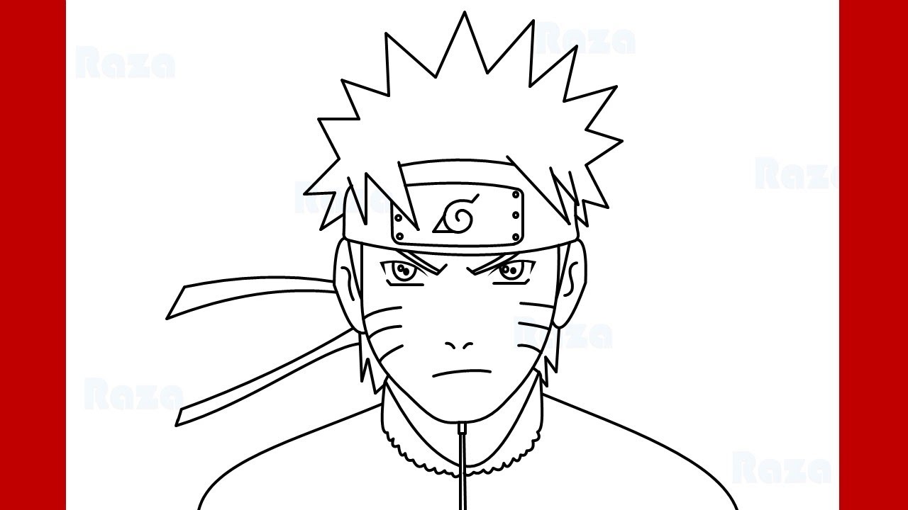 How to Draw Naruto  Sketch Tutorial - KidzTube