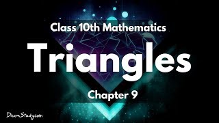 Triangles : CBSE Class 10 X  Maths