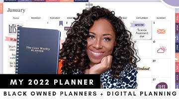 MY 2022 DIGITAL PLANNER + BLACK OWNED PLANNER COMPANIES| SUCCESSFUL PLANNER TIPS