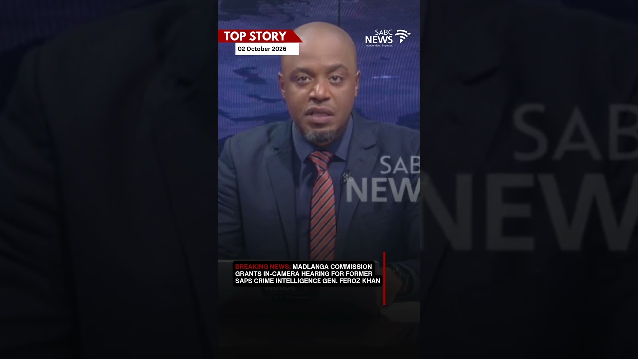 ⁣BREAKING NEWS | Madlanga Commission grants in-camera hearing for Feroz Khan