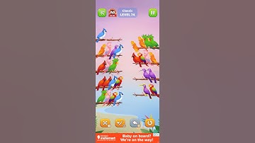 #bird #sort #level 74