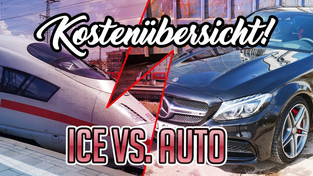 ICE vs Auto vs Flugzeug Kosten und Zeitübersicht Oli YouTube
