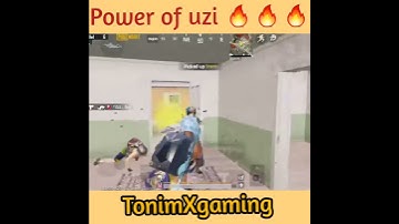 Power Of UZI Pubg Mobile || TonimXgaming #shorts #shortvideos