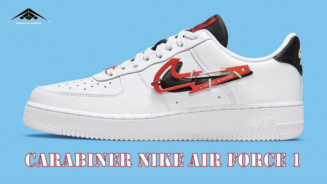 CARABINER Nike Air Force 1 Low Fitted With Utilitarian Hardware ...