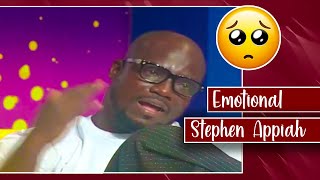 Stephen Appiah cries and gets emotional talking about his son || #TheNewsFeed