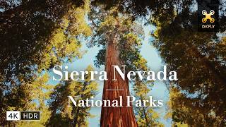 Californias Most Beautiful National Parks Yosemite, Sequoia Kings Canyon 4K