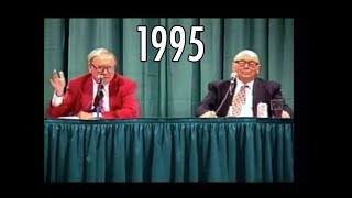 1995 Berkshire Hathaway Annual Meeting Warren Buffett Charlie Munger FULL Q&A