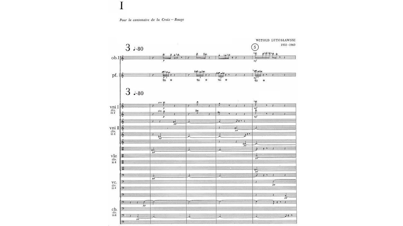 Witold Lutosławski - Three Postludes