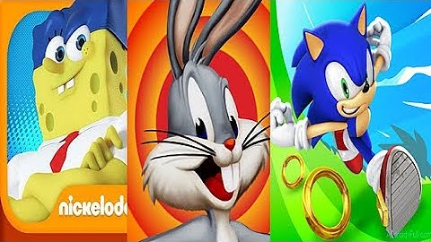 SpongeBon On The Run vs Looney Tunes Dash vs Sonic Dash Android iOS #200