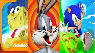 SpongeBon On The Run vs Looney Tunes Dash vs Sonic Dash Android iOS #200 screenshot 5
