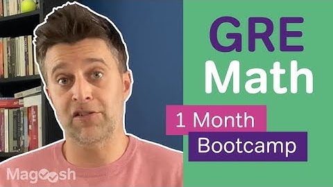 GRE Math Bootcamp