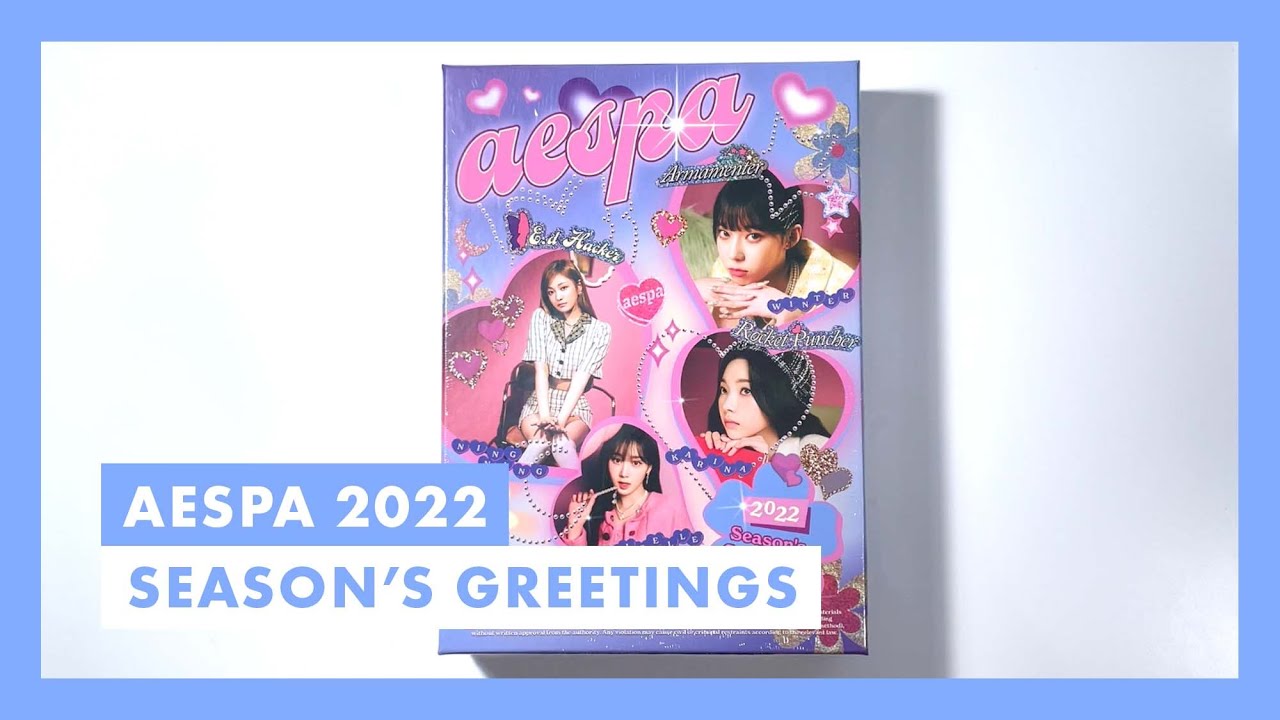 Unboxing ☆ 2022 aespa 에스파 Season's Greetings ☆ Aladin
