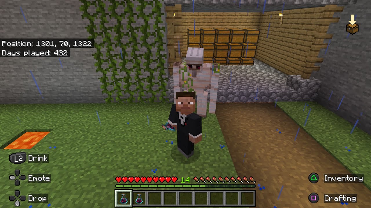 I defeated a raid        1 Year World!!!!!!!!!         Minecraft Episode 23