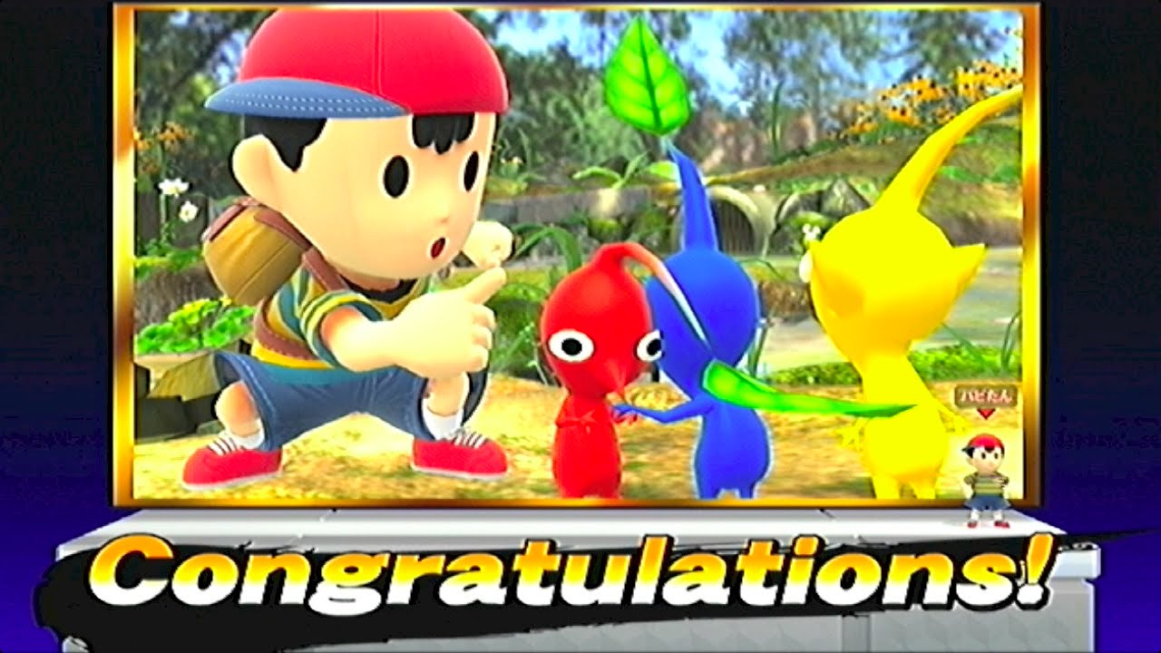 スマブラWiiU-42「エンディング（おまけゲーム）」 - YouTube