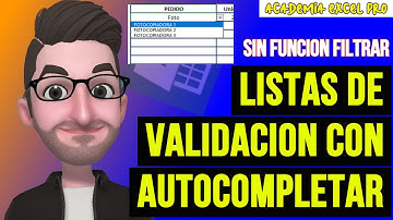 Listas DESPLEGABLES con AUTOCOMPLETAR sin la Función FILTRAR 🔥