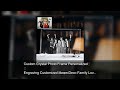 Custom Crystal Photo Frame Personalized Engraving Customized Home Deco Family Lovers Mother Bir