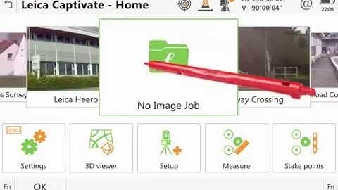 Leica Captivate - Kezdőképernyő