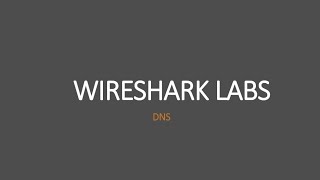 #2 - WireShark Lab - DNS V7.0