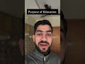 Purpose of Education #education #shorts #shortvideo