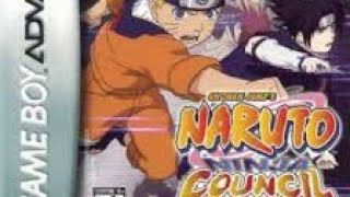 HANDCAM!!!NARUTO NINJA COUNCIL GBA VILLAGE MOUNTAIN LEVEL WITH KAKASHI HATAKE screenshot 3
