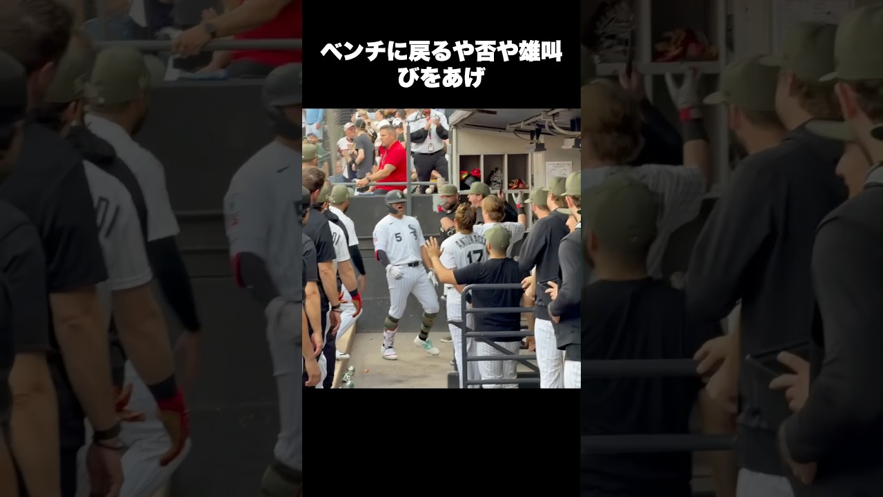 村上宗隆ホームラン後のベンチの反応の変遷 #mlb #メジャーリーグ #野球 #ホワイトソックス #short