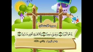 سورة الإنشقاق للمنشاوي من الأية ١ الى الأية ١٤ مكررة ثلاث مرات